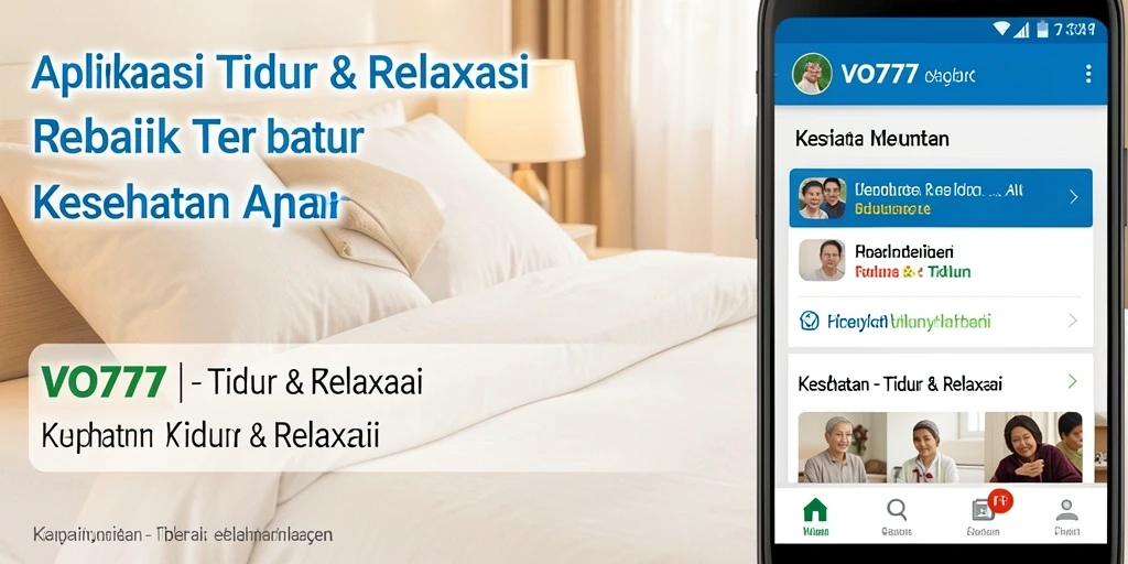 Antarmuka user-friendly VO777 untuk relaksasi dan tidur yang lebih baik.
